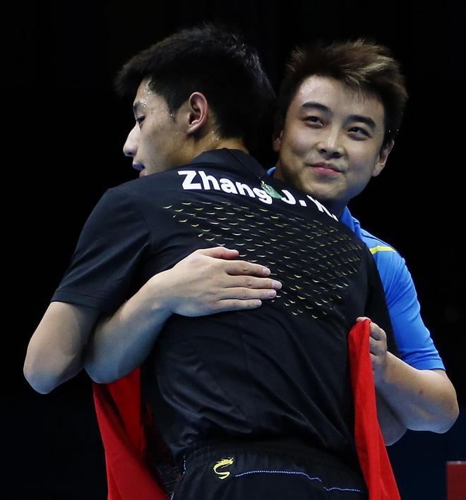 韩国队碾压德国队，张继科高光表现